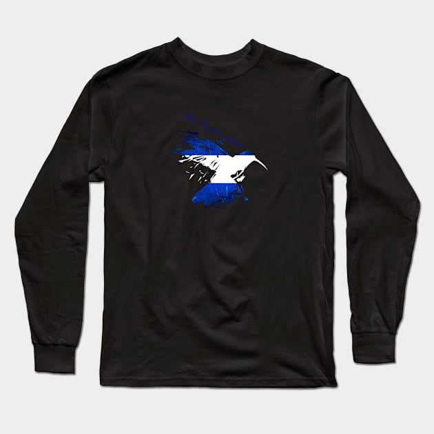 El Salvador, Sivar, SA, Nayib, Bukele, Nayib Bukele, Presidente, Salvadoreños, Salvadorian, escudo, Coat of arms, flor de izote, emblemas, Bandera, cipote, Salvadorian Swag Long Sleeve T-Shirt by Osmin-Laura